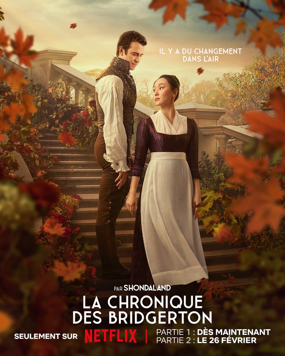 Il y a définitivement du changement dans l’air.

LA CHRONIQUE DES BRIDGERTON saison 4 partie 2, le 26 février.