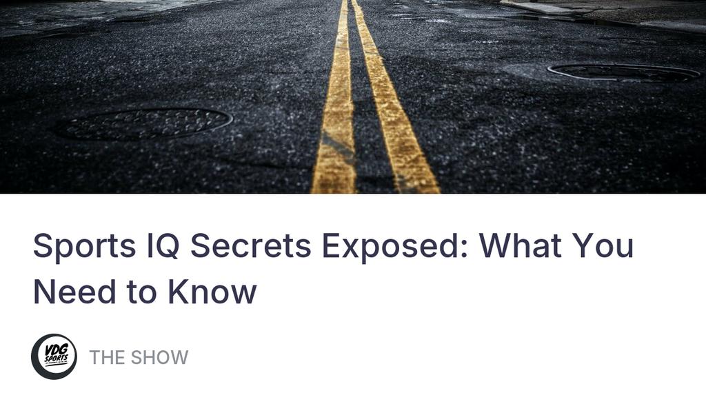 1heShow's tweet image. It's about analyzing every move, every play, and every decision made on the field as if it were a matter of life and death.

Read more 👉 lttr.ai/AoKb8

#SportsIQ #Podcast #MakeInformedDecisions