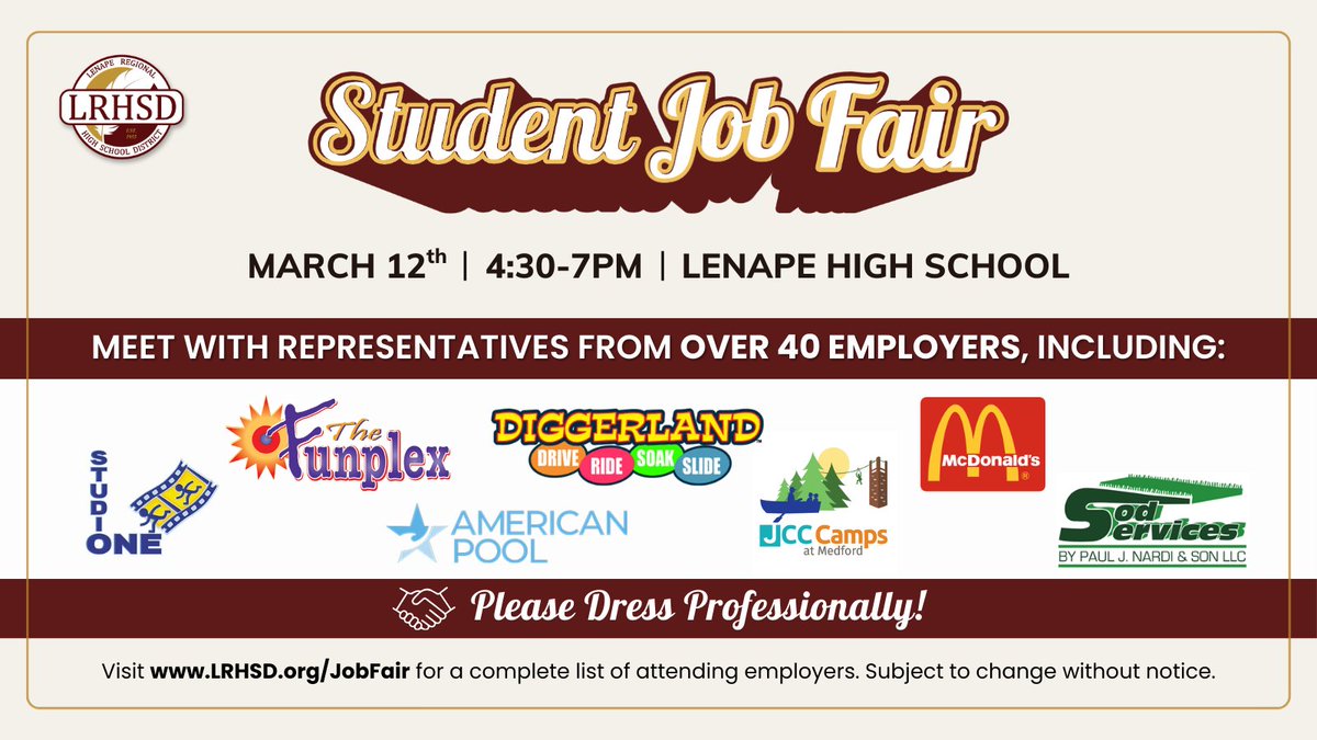 Lenape Regional High School District tweet media