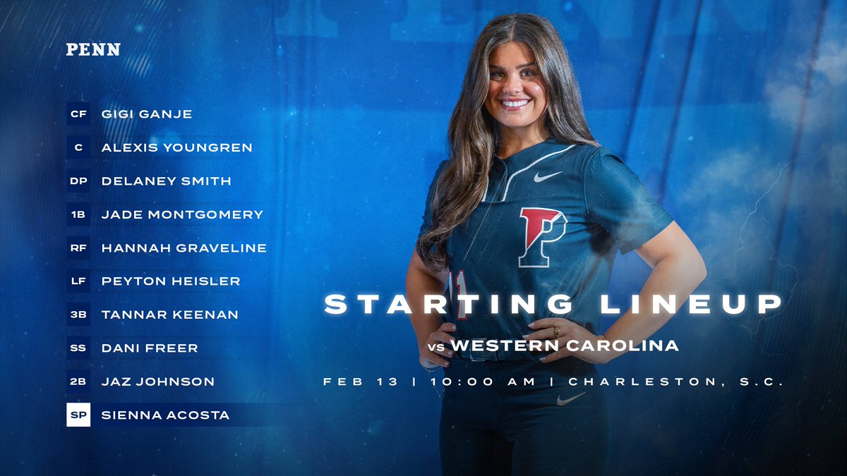 First Lineup of 2026 ✅

#FightOnPenn 🔴🔵