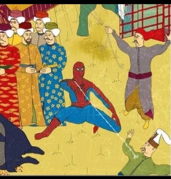 Never forget what Hollywood stole from us… 

Örümcek Adam (Spider-man) was a true hero during Ottoman times, saving us from the Safavid oligarchy.