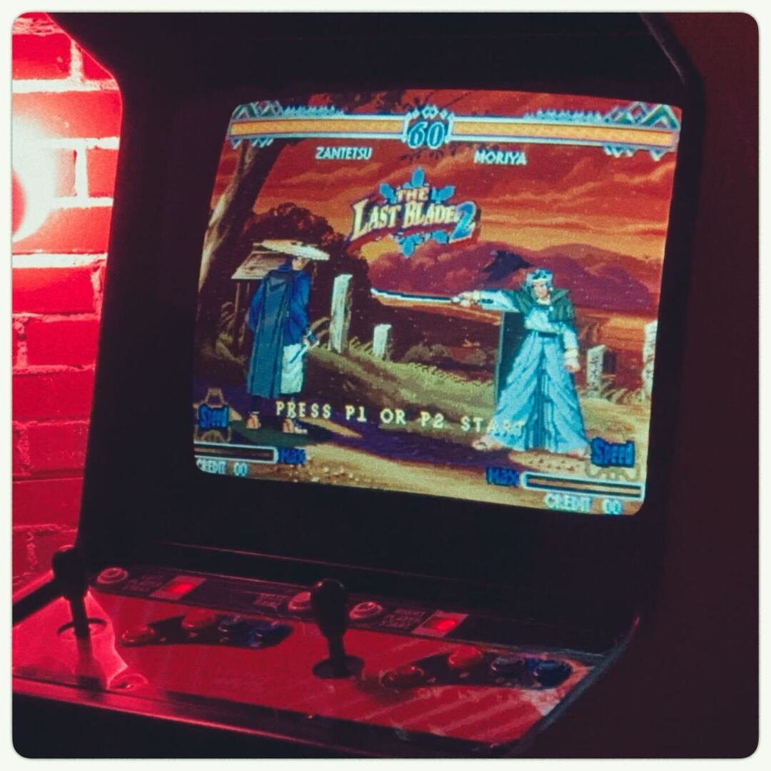 One of the three February titles in rotation on the Neo Geo MVS is The Last Blade 2. Quite possibly one of the greatest 2D weapons-based fighters ever made. instagr.am/p/DUs5uFWjqG3/