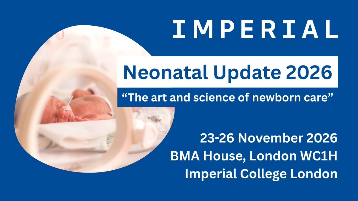 Neonatal Update Imperial College tweet media