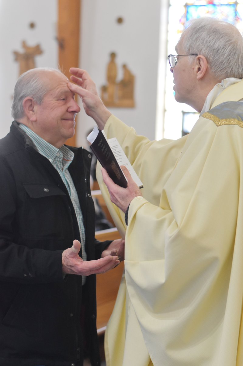 AveMariaParish's tweet photo. In honor of the Feast of Our Lady of Lourdes and World Day of the Sick, #AveMariaLynnfiel's Fr. Paul Ritt offered the Anointing of the Sick. https://t.co/Q7PlQKHYDW