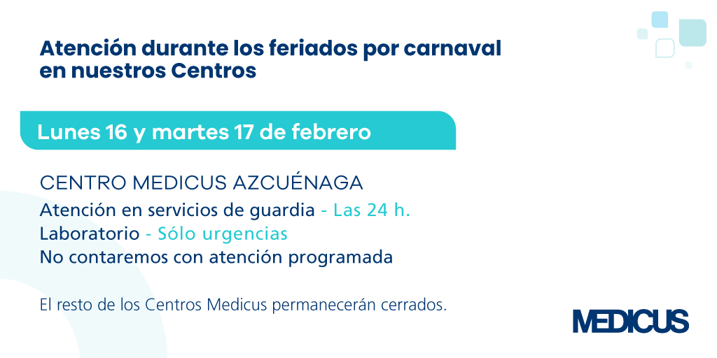 #MedicusTeInforma