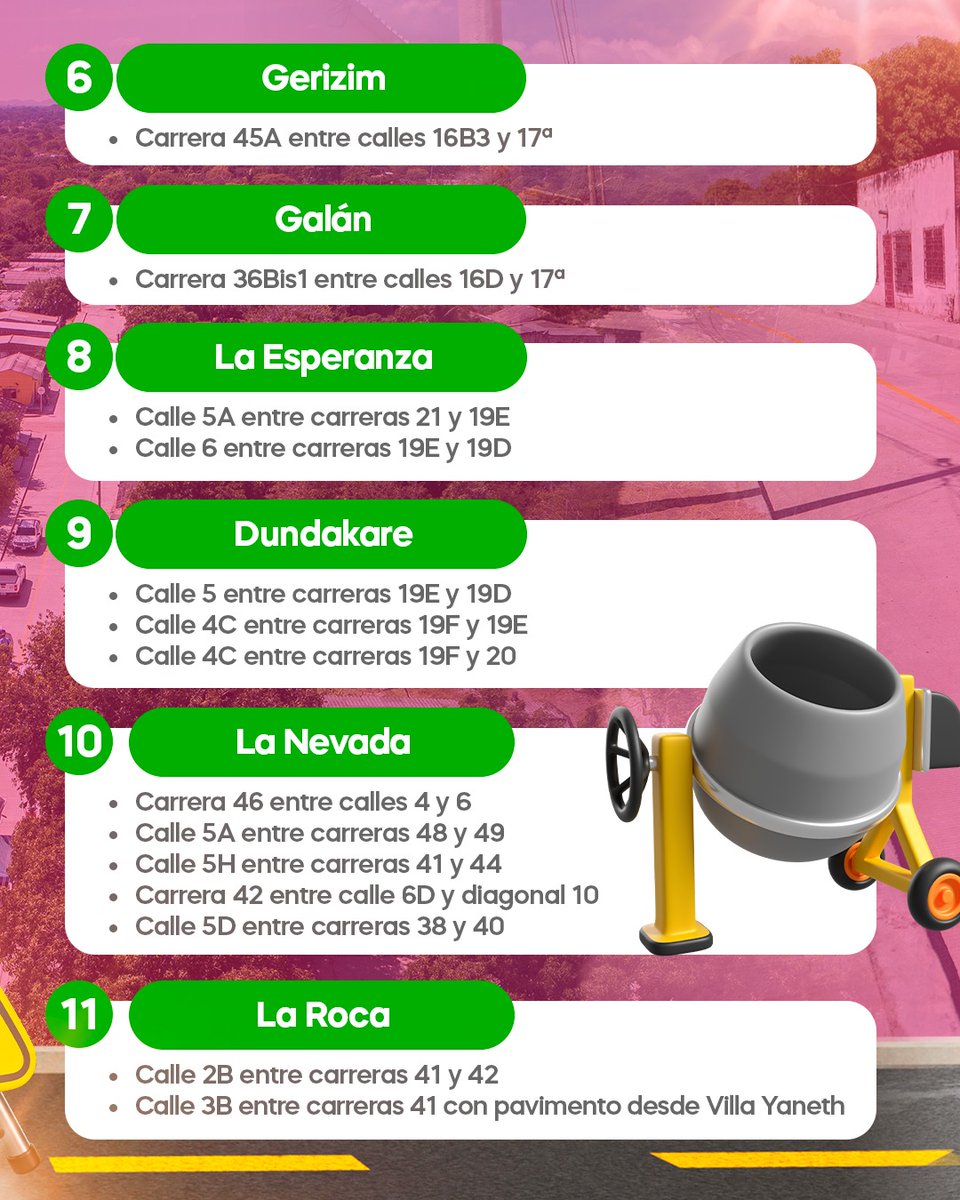 ¡Seguimos pavimentando a Valledupar!

La gobernadora <a href="/elviamilenasd/">Elvia Milena Sanjuan D</a> inicia la pavimentación de más tramos viales en la zona urbana.

Mira con atención: Aquí te mostramos barrio a barrio, tramo a tramo. 

🧵