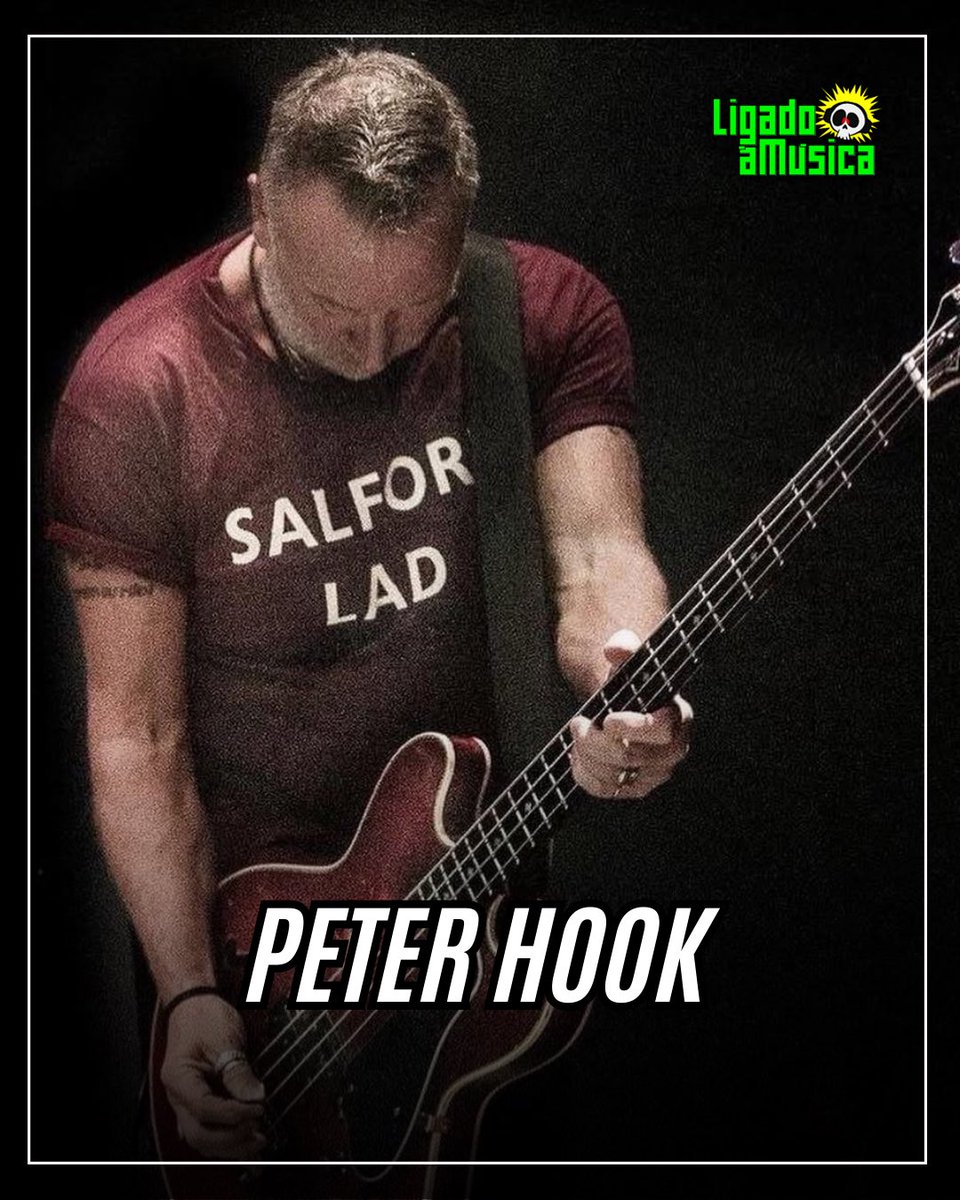 Peter Hook, ex-baixista do Joy Division e New Order, completa 70 anos.

#peterhook #joydivision #neworder #ligadoamusica