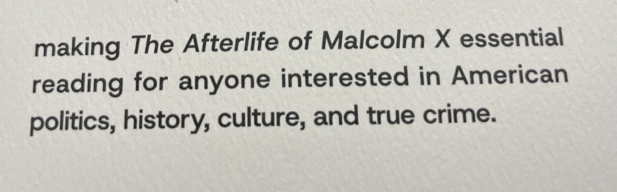 D1scourse's tweet photo. Suggestion for Feb. 13 … The Afterlife Of Malcolm X: An Outcast Turned Icon’s Enduring Impact on America (2025) by Mark Whitaker. https://t.co/LAiCBJ7SZL