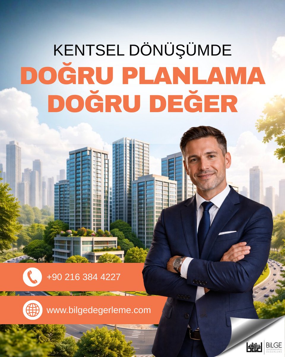 Bilge Değerleme olarak SPK Lisanslı Değerleme Uzmanlarımız ile şehir planlama ve kentsel dönüşüm projelerinde,
mevzuata uygun, değer odaklı ve adil paylaşımı esas alan değerleme hizmetleri sunuyoruz.
Sizde doğru değer için bizimle iletişime geçin.
💻 bilgedegerleme.com