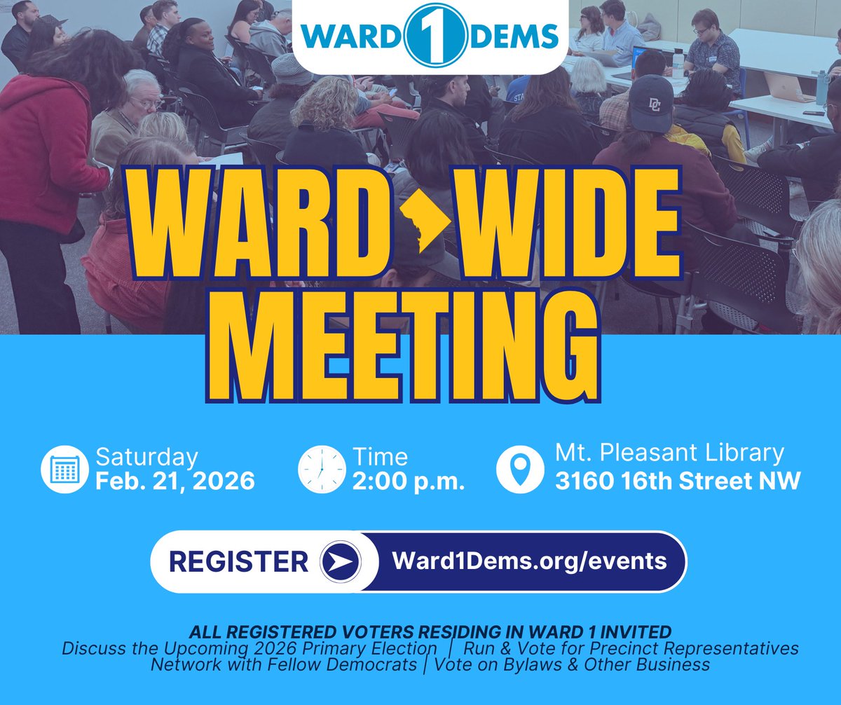 Ward One Democrats tweet media