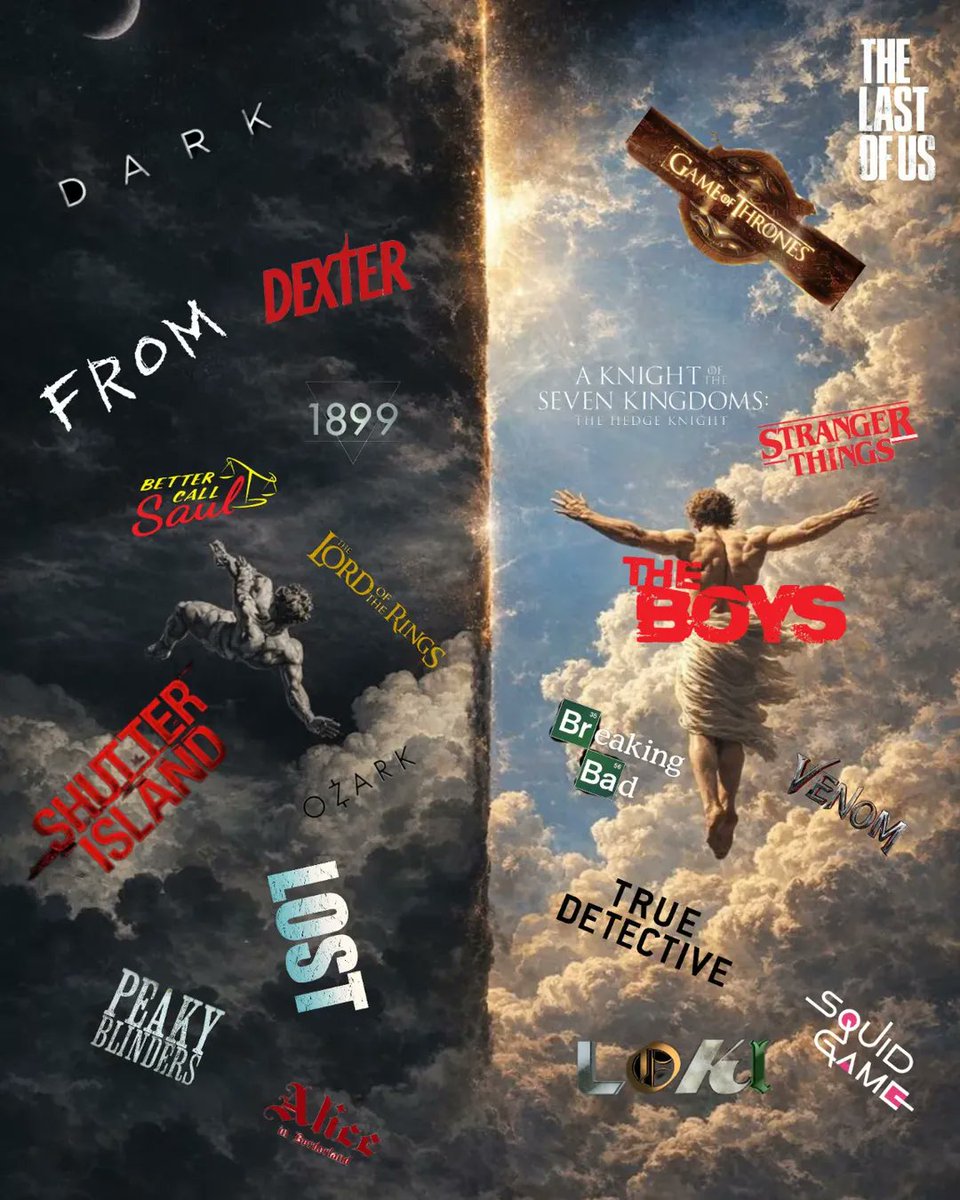 The greatest movies and shows have darkness on one side and light on the other.