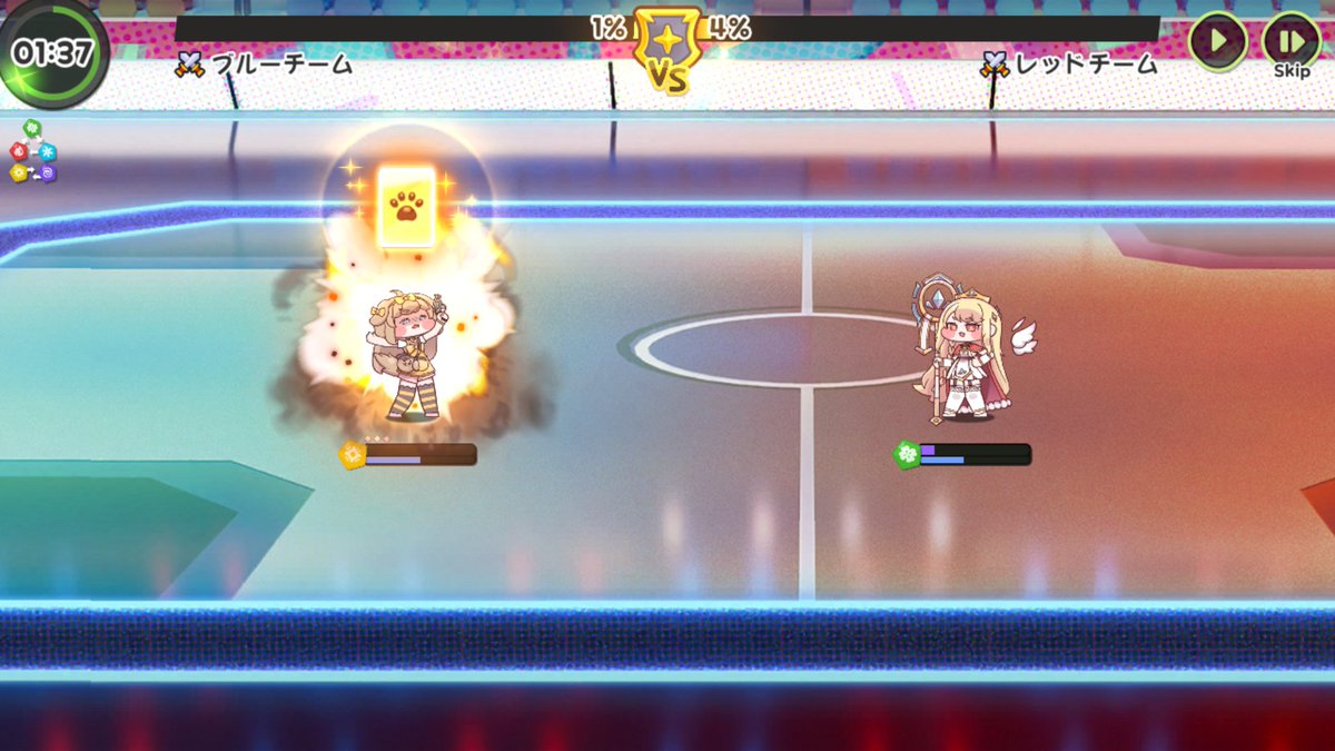 残り1%のバターが銃を放つのは興奮した
#トリッカル 
#Trickcal