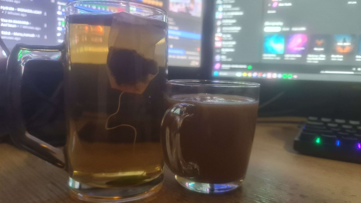 If you didn’t notice the upside down tea bag… congratulations, neither did I 😂
#VTuberLife #TeaTime #CoffeeLover #Oops #TeaFail #Humor