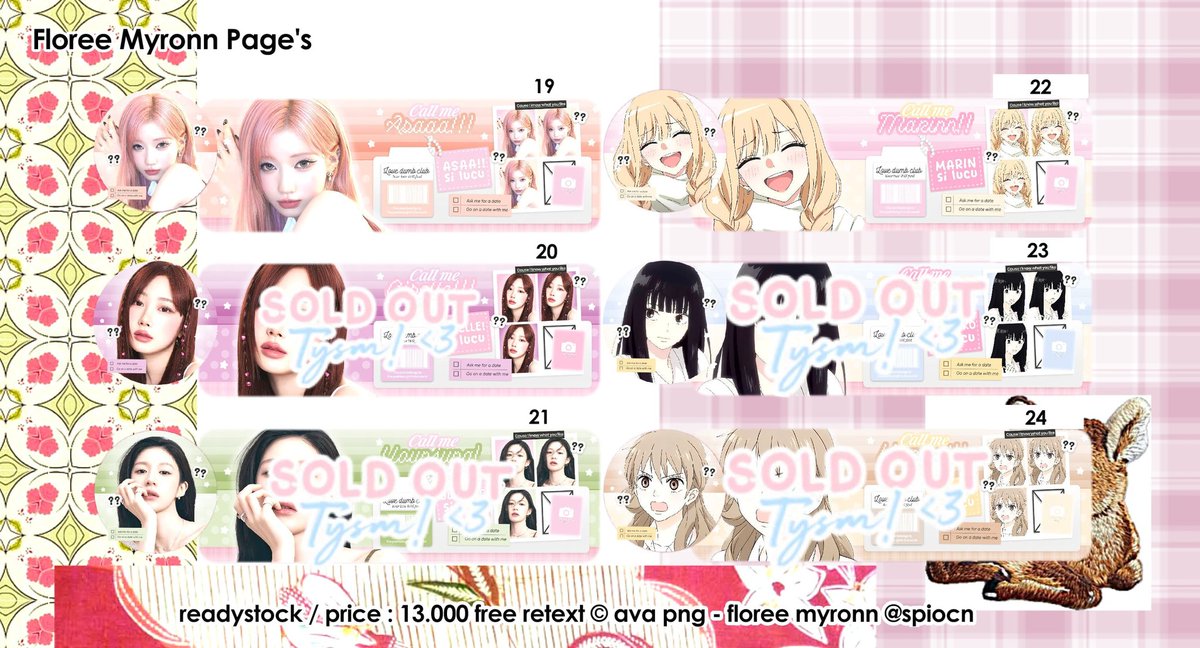 khusus valentine - end 16 feb
☆ layout readystock female ini diskon 20% jadi 10.000 ajaa yaaa gucy !! beli 2 gratis 1 < big deals > free retext — help rt #zonauang