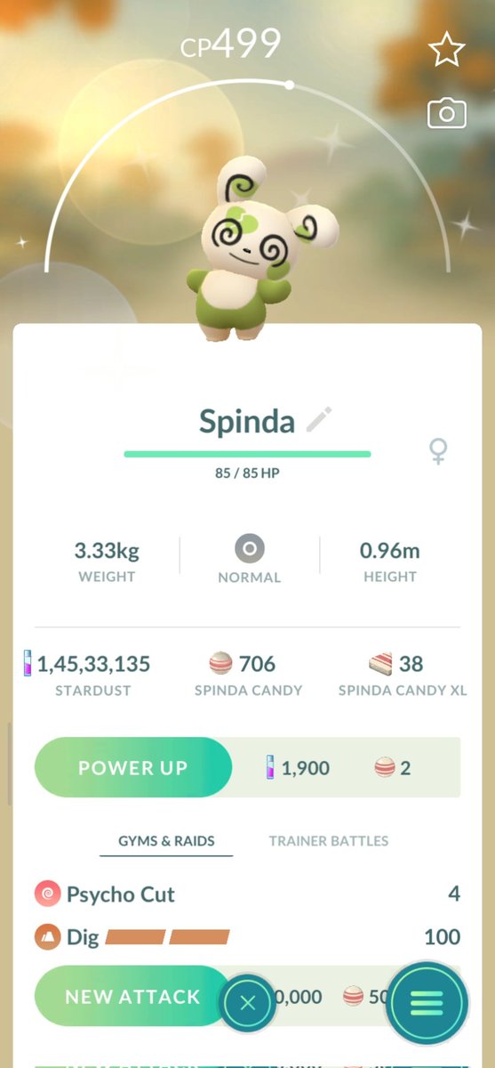 Yeah finally got my first shiny Spinda broken Heart 💔🥰

#PokemonGO 
#PokemonGOApp
#ShinyPokemon
