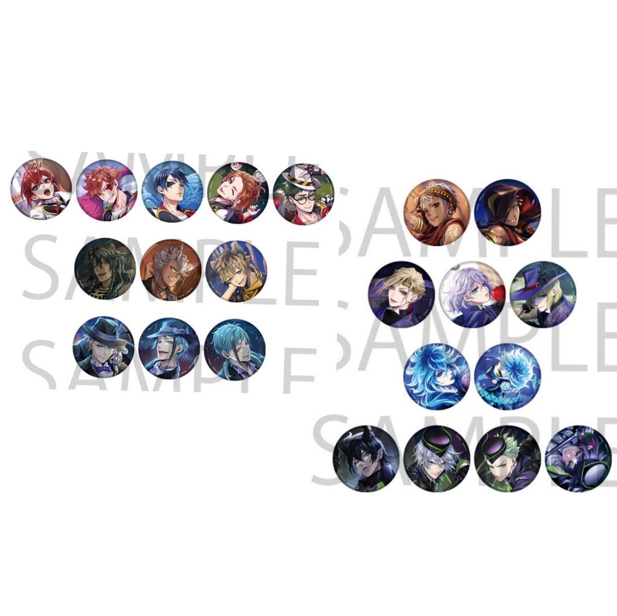 レオナ　寮服　缶バッジ ツイステッドワンダーランド ツイステ 寮服 缶バッジ 譲) レオナ2