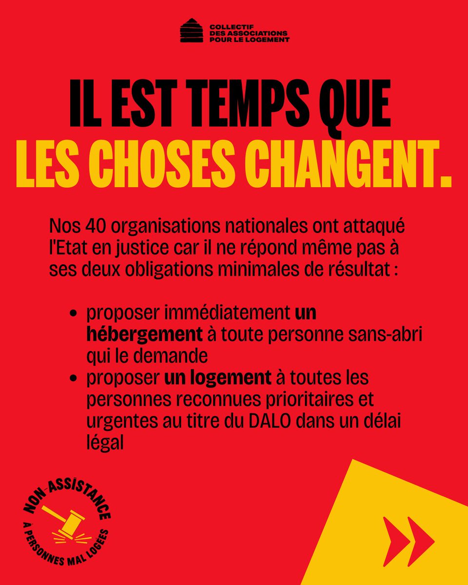 Collectif des Associations pour le Logement tweet media