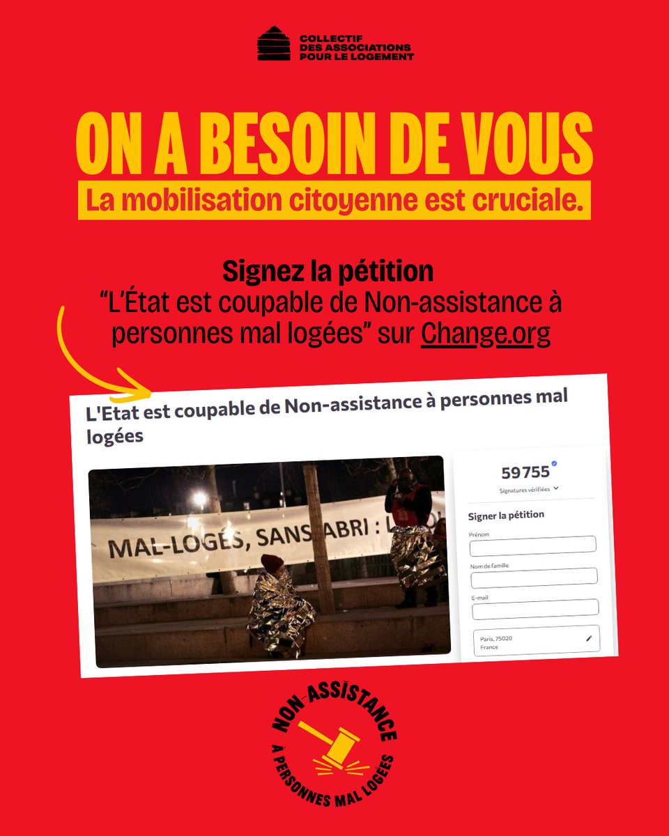 Collectif des Associations pour le Logement tweet media