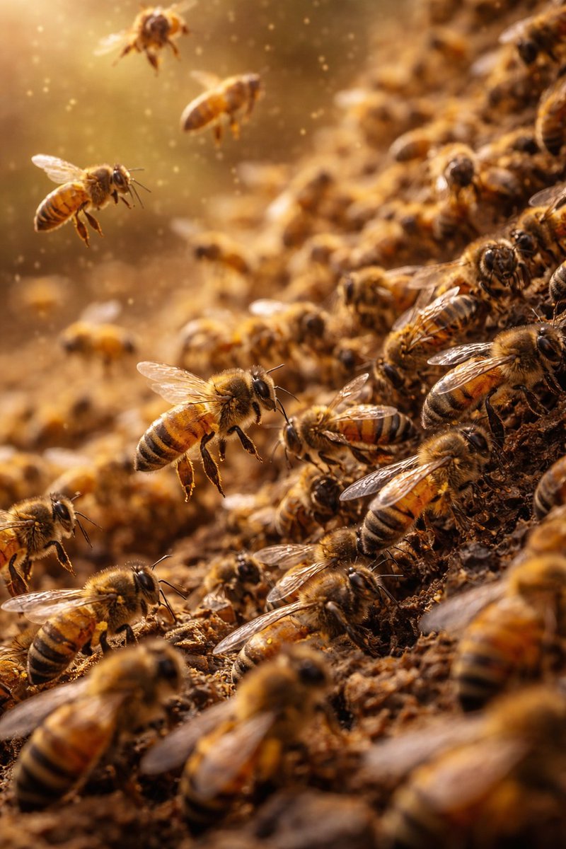 You see eh, when an elder tells you to "mind your business so you can live long", don't just believe it, internalize it.

Growing up in #CoalCity, there is a bee-hive behind our house; the bees interestingly built the hive in a soakaway making it's exit at a crack at the rare
