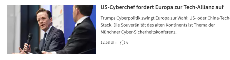 Sie meinten: "zwingt unambitionierte Idioten ohne eigene Kompetenzen zur Wahl"
Europa *muss* sich doch nicht an jemand binden, Europa *kann* zusammenarbeiten
Europa *hat* alles vor Ort, wenn es will.