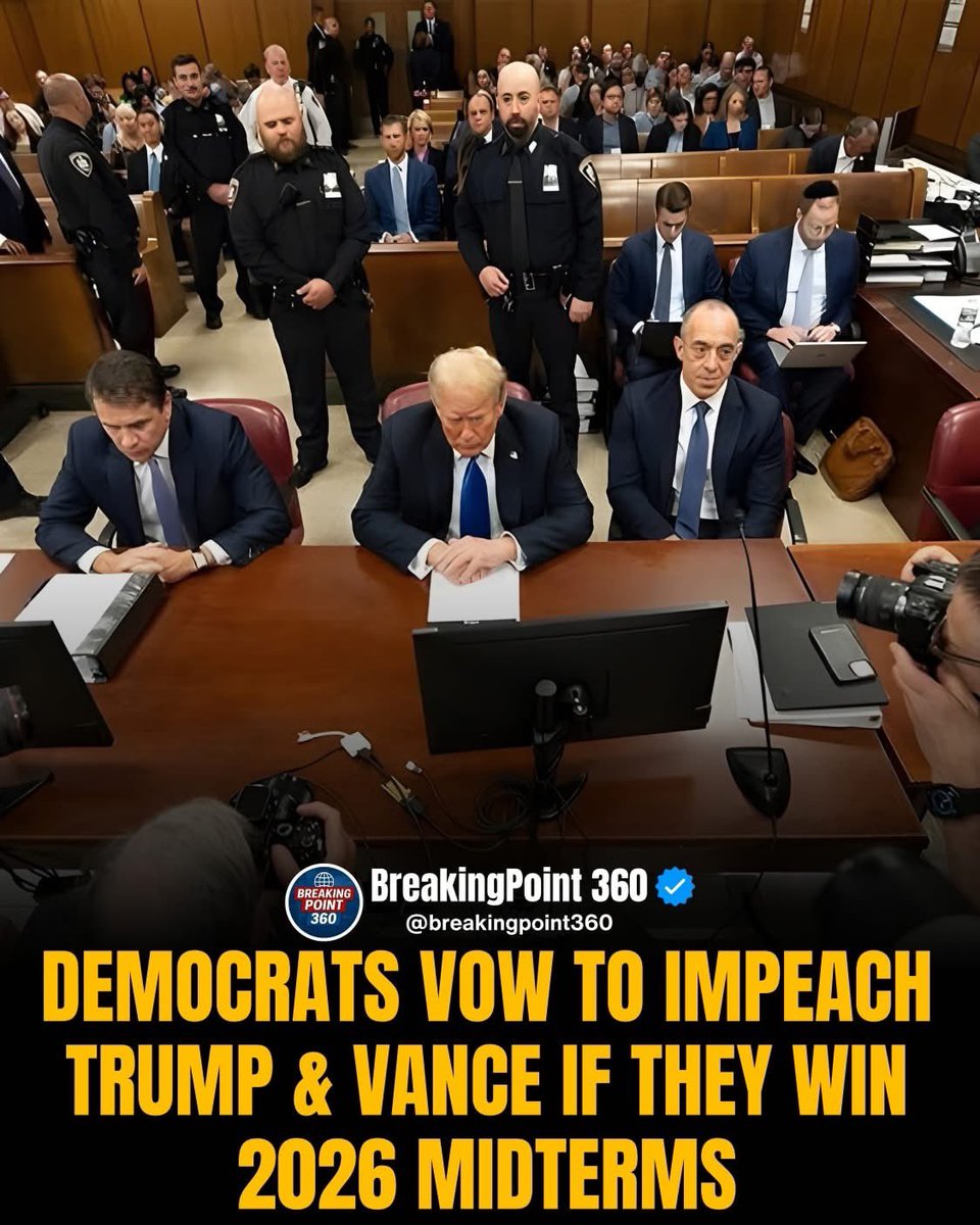 THEY'RE COMING FOR TRUMP and VANCE - AND THEY WON'T STOP THERE.  

Democrats are already vowing impeachment, removal and chaos if they flip Congress in 2026.  
They want to steal the WH through backdoor impeachment and install their own puppet.  

Don’t let the radical left WIN!