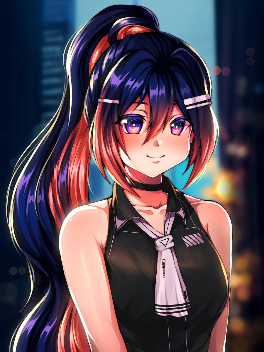 a_kedeia's tweet photo. It's a bird? It's a plane? No, it's @kairocchi 💙

#vtuber #digitalart #art https://t.co/hA6RjZoS4N