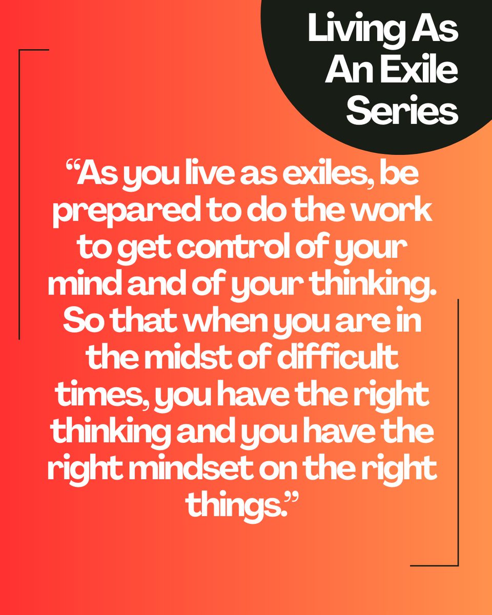lpniagara's tweet photo. What does it mean to live as a Christian exile? It's choosing to be radically different from the world's patterns, especially when facing tough times. Keep striving to be like Jesus! 🔥 #ExileLiving #ChristianDifference #FaithInTrials #JesusExample https://t.co/lHr4RDpWF5
