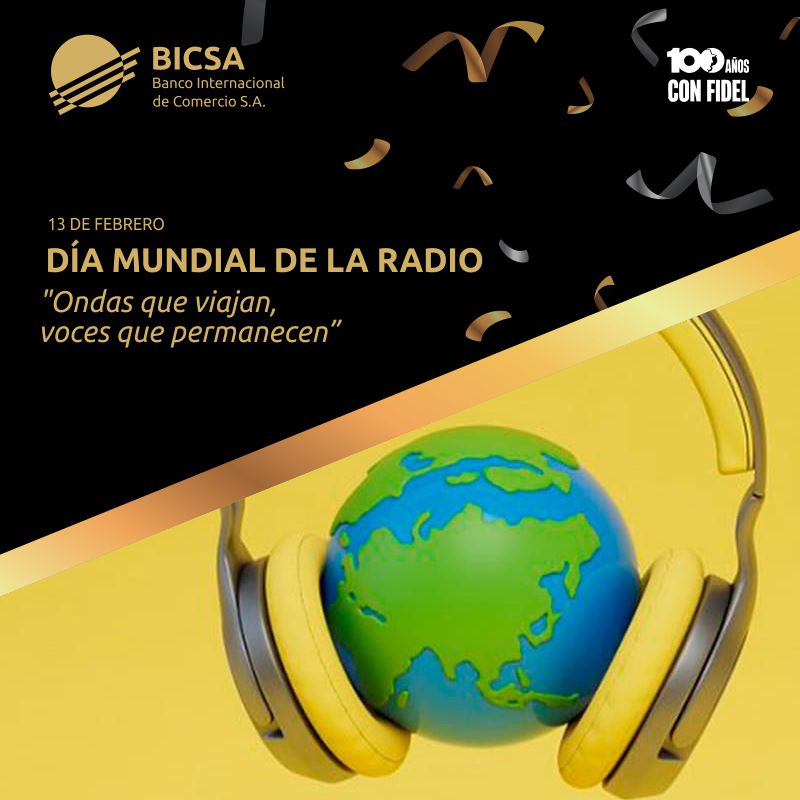 En cada frecuencia late la historia de #Cuba. Celebramos el #DíaMundialDeLaRadio agradeciendo a las emisoras que informan, acompañan y unen 💙🎙️ #BancariosCubanos  #SonidoParaVer