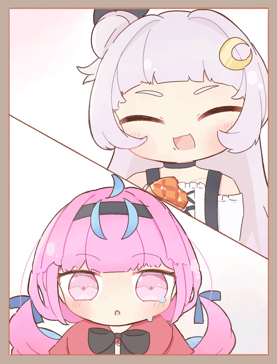 sum_nyampus's tweet photo. 「美味しいね」
#あくあーと 
#シオンの書物 https://t.co/fdGe7EBrgT