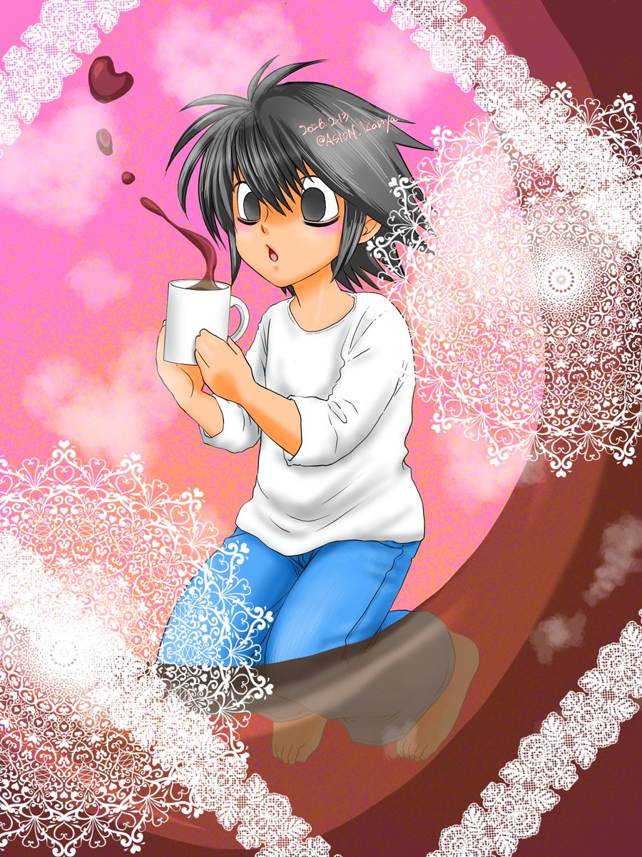 ASION_Kariya's tweet photo. #しにがみはりんごしかたべない
お題「ホットチョコレート」
イラストはあまり自信がないのでできれば漫画を描きたかったけど何も思い浮かばなかった〜〜〜💦 https://t.co/Et4cHEfgWX