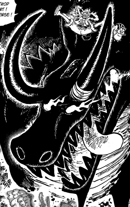 Ce dieu Nika est justement présent grâce à Luffy sur la tête de Loki, ainsi que Ragnir (Ratatosk) qui donne un trio puissant prêt à en découvre et vend du rêve aux lecteurs en voyant cette avalanche de puissance.