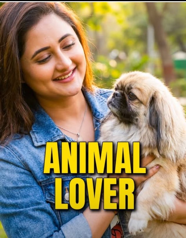 Rashami is a very sensitive n loving person n she’s an animal activist n an ardent dog lover ! 

Her pet Oreo is her favourite forever 😅💝

HBD DIVA RASHAMI DESAI 
#RashamiDesai 
#Rashamians