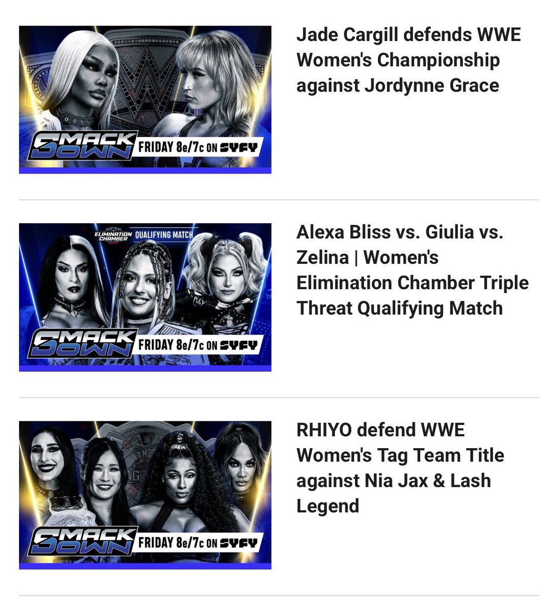 WOMEN’S WRESTLING 😍 #SMACKDOWN