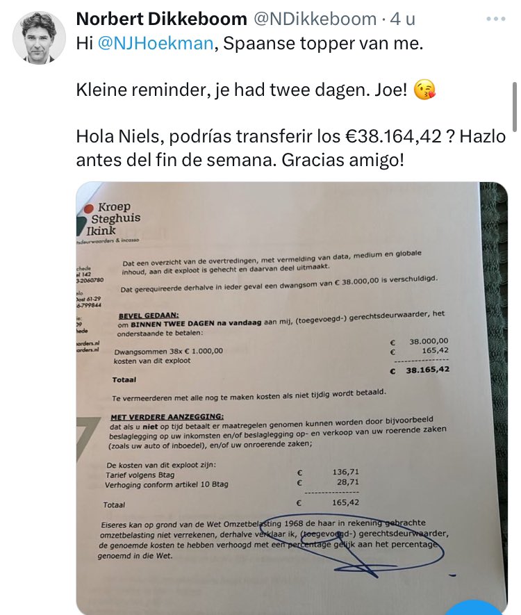 Waar bemoei jij je mee? Sinds wanneer ben jij partij in deze zaak? Je gaat huilen als mensen zich bemoeien met jouw vechtscheiding, maar wat doe je zelf nu dan? En vanavond weer het slachtoffer uithangen in de space, je bent echt een wandelende rode vlag, heel erg eng dit! 🚩