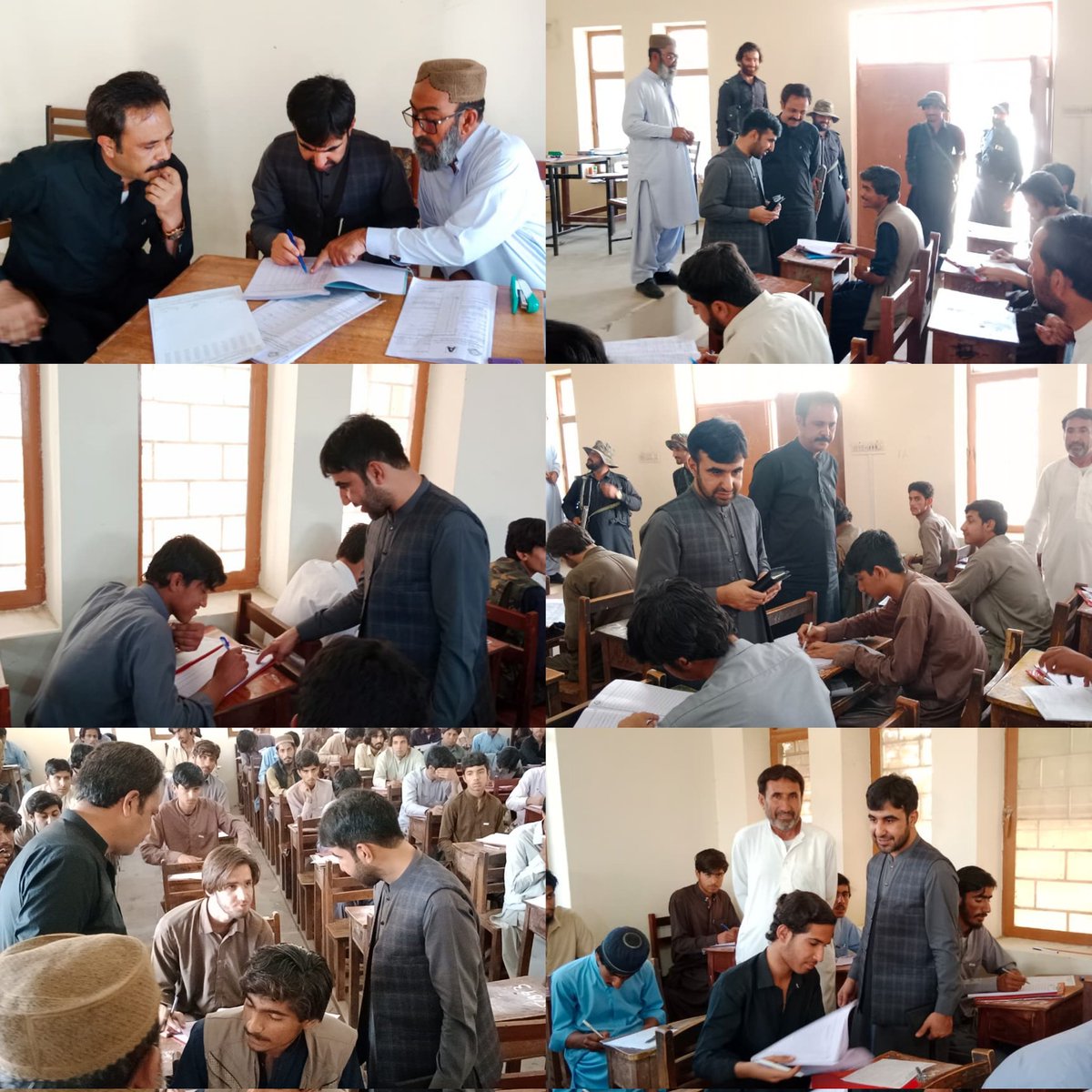 ڈپٹی کمشنر چاغی جہانزیب نور شاہوانی نے اسسٹنٹ کمشنر مجیب الرحمٰن کے ہمراہ میٹرک کے امتحانی سینٹر کا دورہ کرکے امتحانی عمل کا تفصیلی جائزہ لیا سپرنٹنڈنٹ نے امتحانات کے انتظامات اور طلبہ کو فراہم کی جانے والی سہولیات کے بارے میں 
بریفنگ دی
<a href="/dpr_gob/">Govt. of Balochistan</a> 
<a href="/JahanzaibShahw4/">Jahanzaib Shahwani</a>