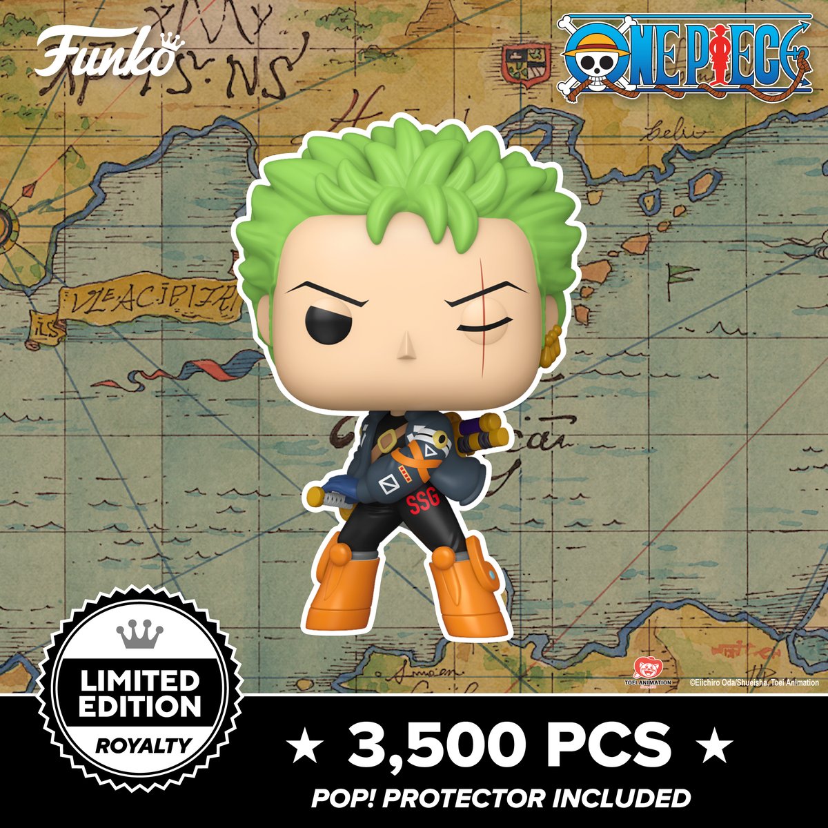 TeamPopFr's tweet photo. Nouvelle information concernant la figurine Funko Pop de Roronoa Zoro : elle sera produite à 3 500 exemplaires en France, le revendeur annoncé est Micromania.
🔷 Micromania : https://t.co/mwX5HSIuuZ
#FunkoPop #RoronoaZoro #OnePiece #EditionLimitee #Micromania #PopVinyl https://t.co/eBkQEBhSVH