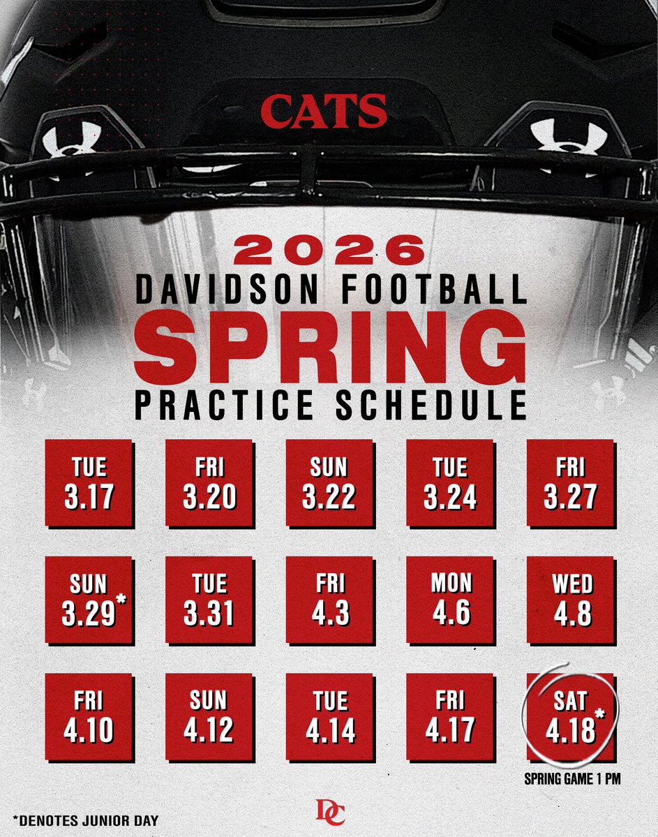 Davidson Football tweet media