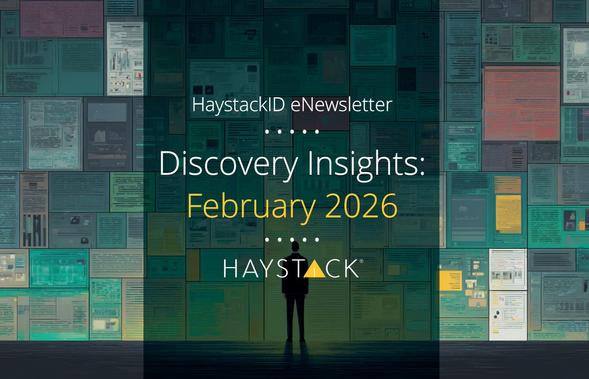 ReviewRight's tweet image. 🗓️ Two months into the year, there’s already been no shortage of movement across #LegalTech.

The latest @HaystackID® Discovery Insights eNewsletter features key updates on global expansion, new partnerships, and practitioner insighs.

🔗 bit.ly/4krXPDc

#eDiscovery