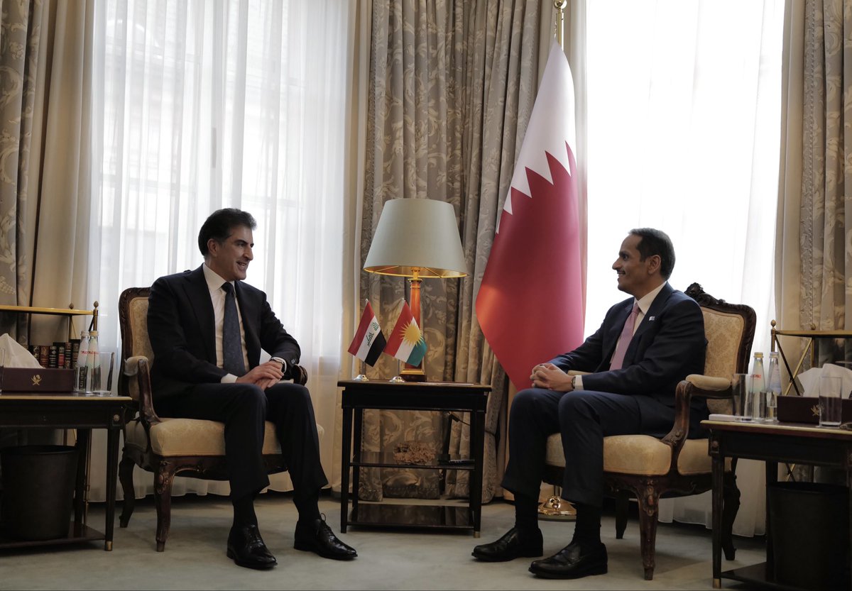In Munich, I met with Prime Minister Sheikh Mohammed bin Abdulrahman Al Thani of Qatar. We stressed the importance of principled and responsible dialogue and approach to address regional challenges in pursuit of lasting peace.