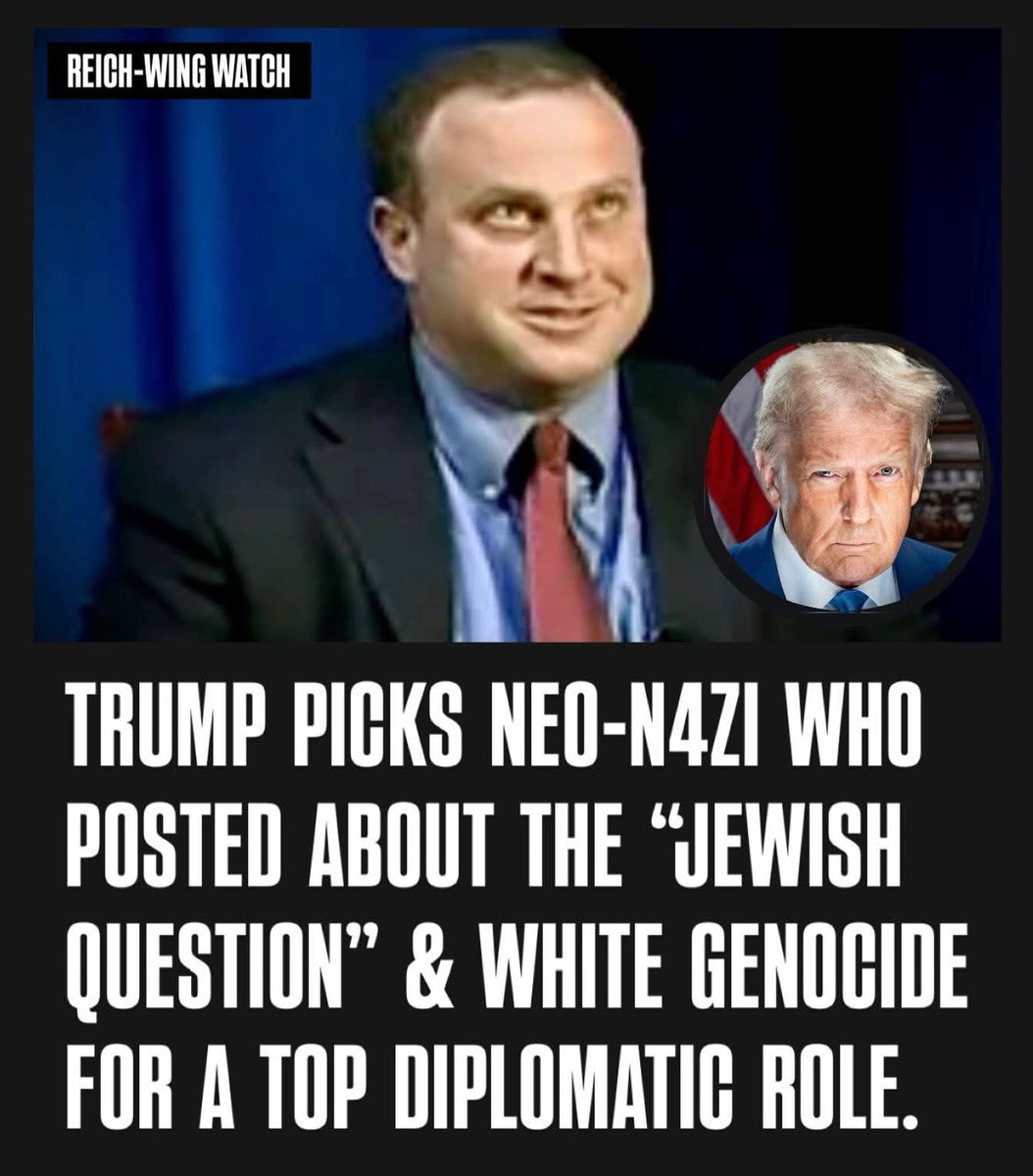DKeller56891630's tweet image. Donald Trump’s nominee Jeremy Carl faces Senate scrutiny over neo-Nazi ties and racist posts promoting “great replacement” theory. He downplayed the Holocaust, called J6 rioters “political prisoners,” and attacked the Civil Rights Act. Only one Republican questioned his beliefs.