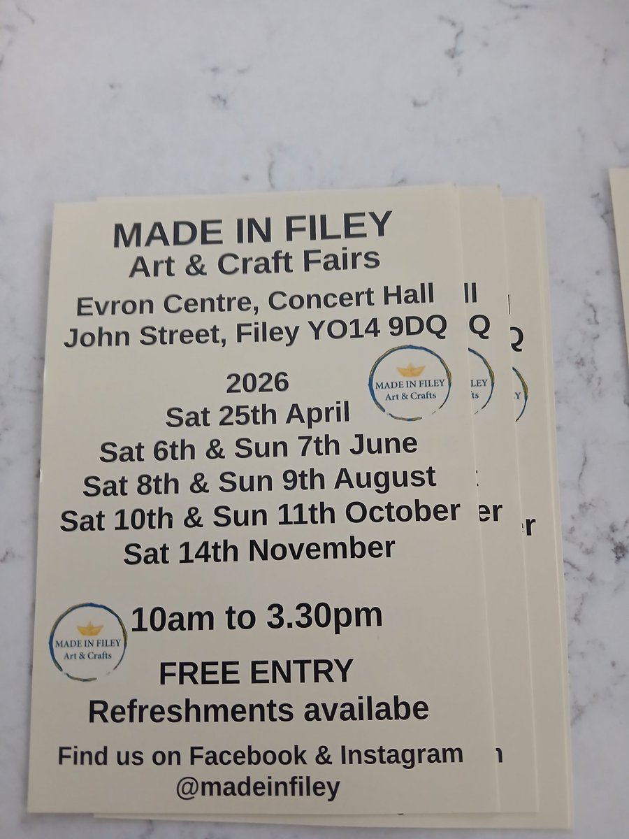Our 2026 Flyers have arrived
#madeinfiley #fileyevents #supportlocal