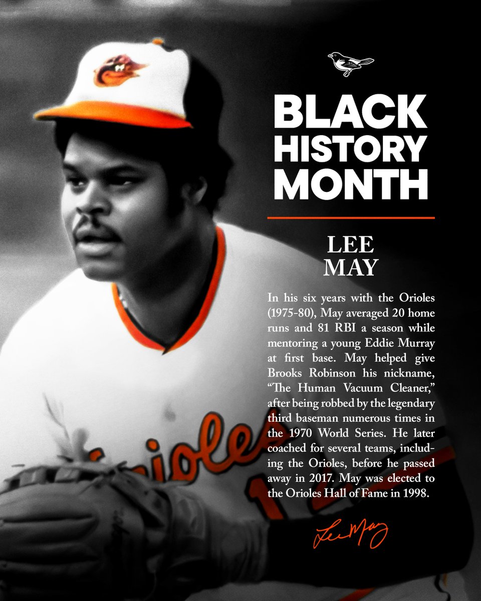 Celebrating another Orioles Hall of Famer and the legacy he created in Birdland 👏
#BlackHistoryMonth