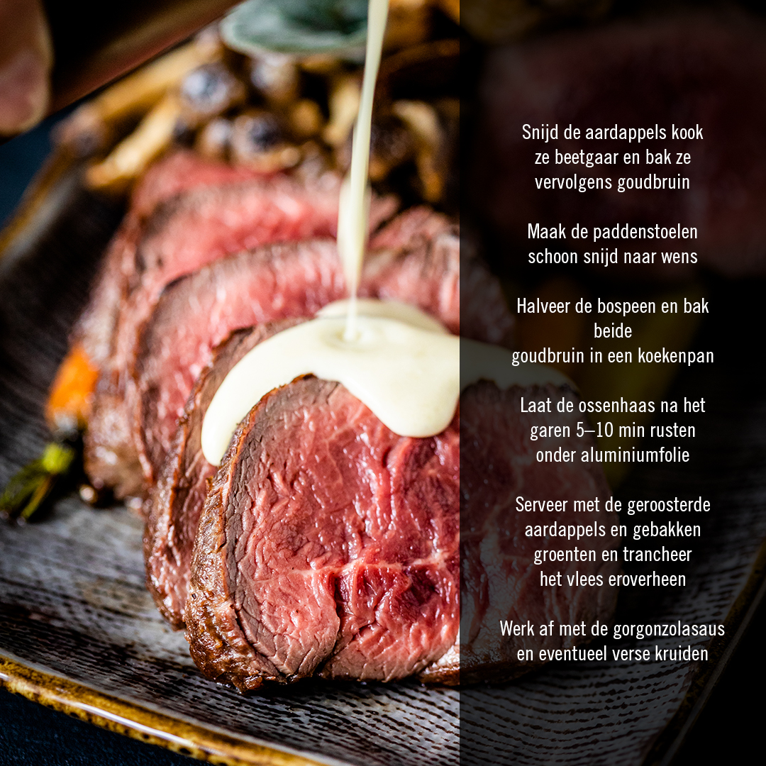 beefensteak's tweet photo. 🔥BOTERMALSE OSSENHAAS & PITTIGE GORGONZOLA🔥Topkwaliteit vlees. Maximale smaak. Recept in de beelden.