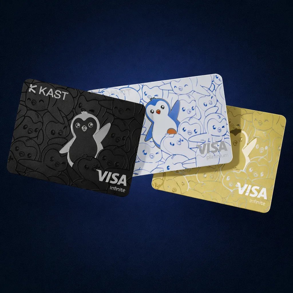 Can the Pengu Card Break the Ice in Consumer Finance? 🐧💳

Crypto news and key statistics summarized in 90 seconds every weekday on <a href="/NiftyNoon/">NiftyNoon Newsletter 🌐</a>⬇️:

Nifty Thought:

Pudgy Penguins has officially announced their entry into consumer finance with the “Pengu Card,” a payments card