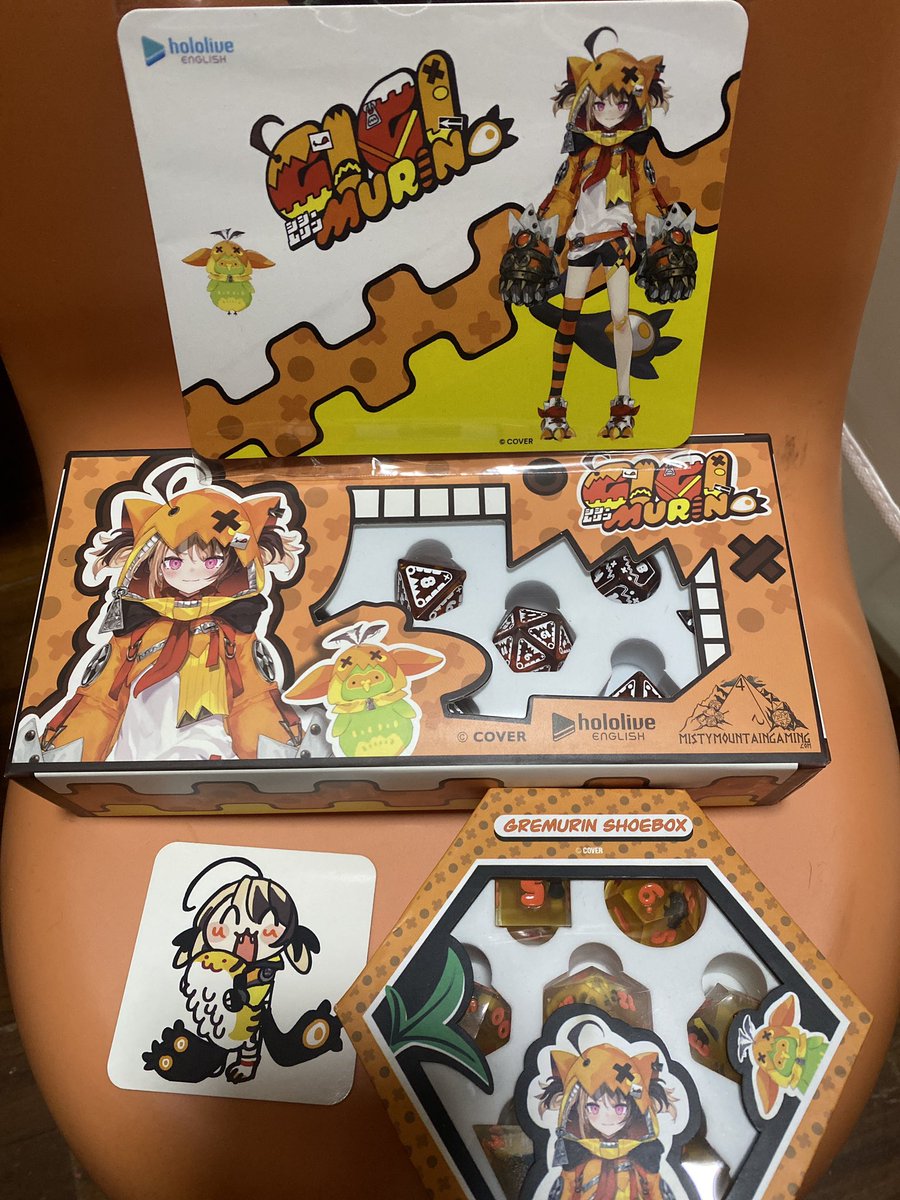 Get my mmg x gigi dice🥳 #GigiMurin #mmg @MistyMtnGaming