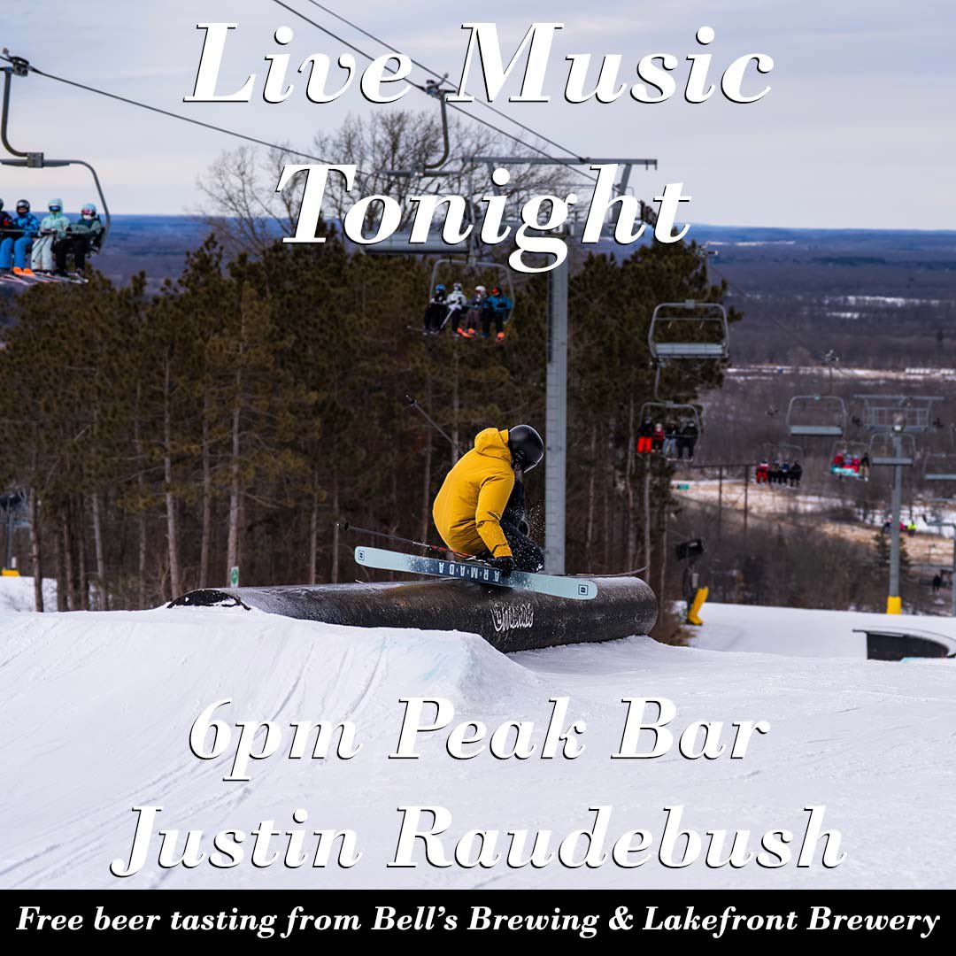 Heading into the holiday weekend with sunny springlike conditions and live music today ☀️🎶

Temps were chilly last night so conditions will be crisp and fast this morning before the sun starts to loosen things up a bit ⛷️🏂