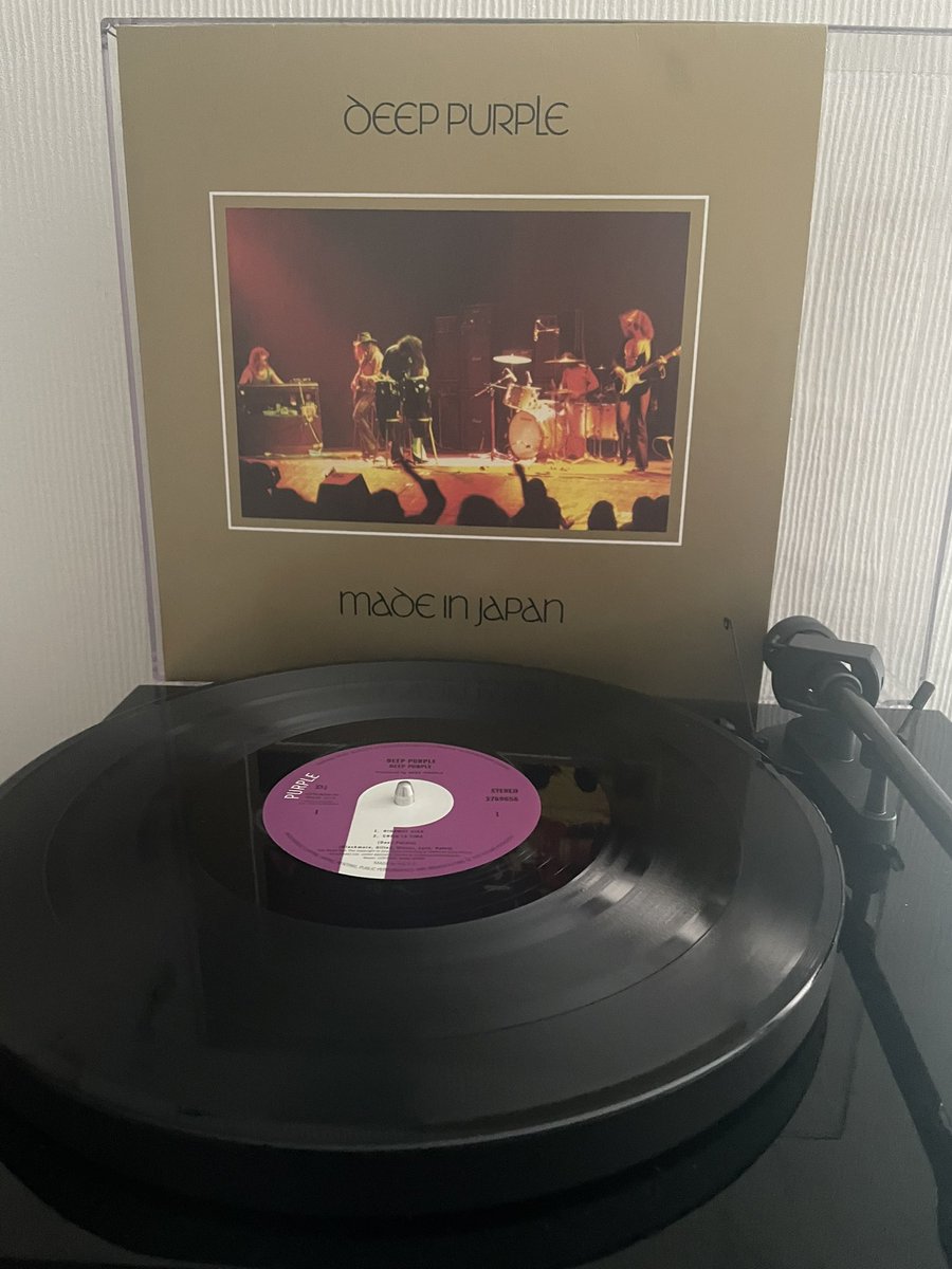 Deep Purple- Made In Japan. This is my favourite live album of all time.

Ian had a bad throat, that doesn’t matter. This album has so much energy and it absolutely smokes. Ritchie plays like a man possessed.  As for Ian Paice 🤩

What a band!