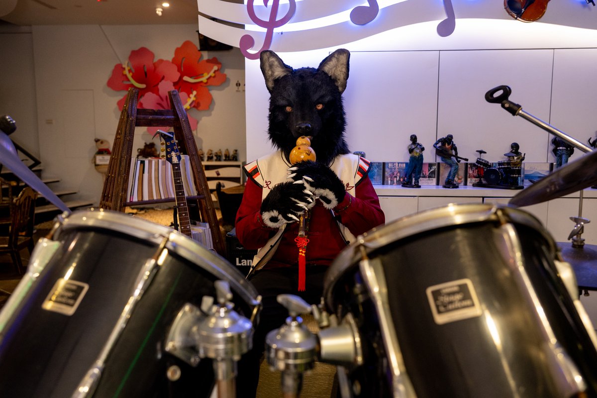 葫蘆絲竹聲聲入耳。       

攝影：<a href="/Turquobitbit/">Turquo cabbit🐰</a>
#FursuitFriday