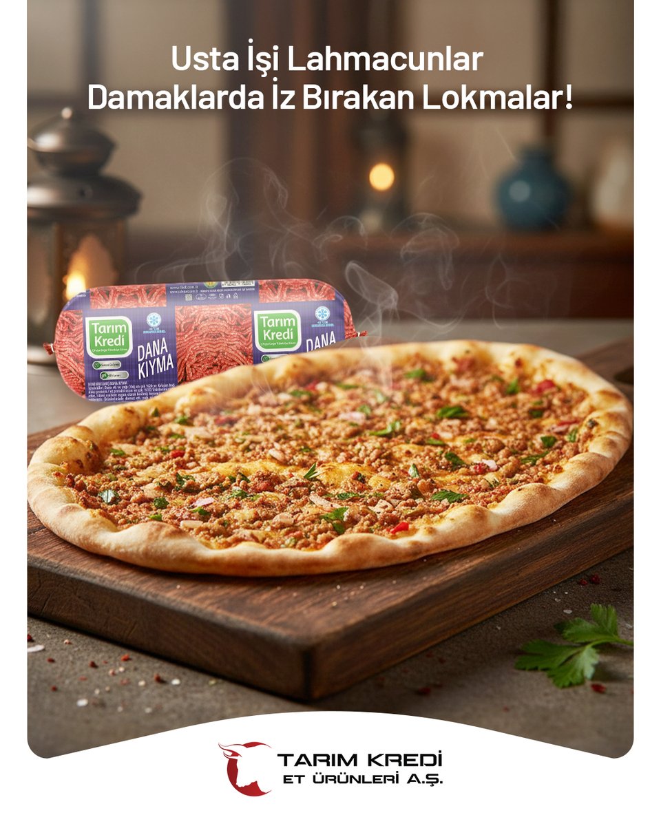 Tarım Kredi Et Kıyma ile mis gibi lahmacunu evde yapmak çok kolay! İster sahurda ister iftarda, sevdiklerinizle paylaşacağınız bu nefis lezzetin tadı damaklarınızda iz bırakacak.
#TarımKrediEt #TarımKredi #Lahmacun