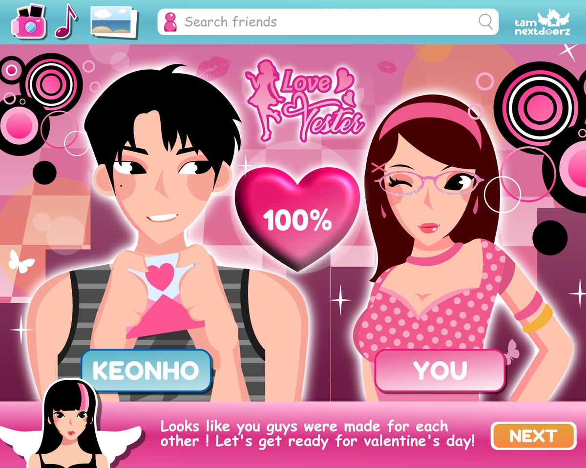 tamnextdoorz's tweet photo. and playing love tester 💕 https://t.co/YTIswf4loe